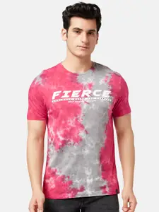 People Men Tie and Dye Cotton T-shirt