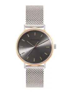 Calvin Klein Men Modern Mesh Braided Straps Analogue Watch 25200047-Grey