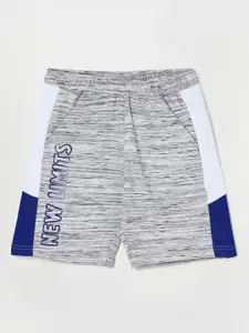 Fame Forever by Lifestyle Boys Cotton Colourblocked Printed Sports Shorts