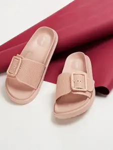 Ginger by Lifestyle Women Buckle Detail Sliders