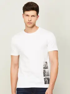 Fame Forever by Lifestyle Men Absract Print Round Neck Cotton T-shirt