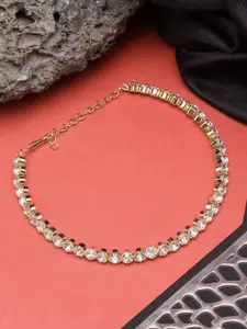 Anouk Brass Gold-Plated Choker Necklace