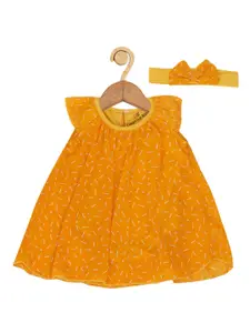 Creative Kids Girls Printed A-Line Dress