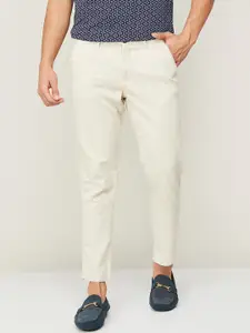 CODE by Lifestyle Men Slim Fit Cotton Chinos Trousers