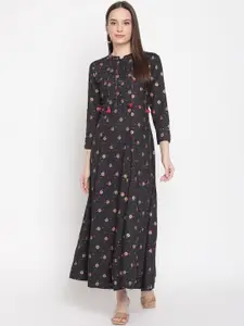 Be Indi Women Floral Ethnic Maxi Dress