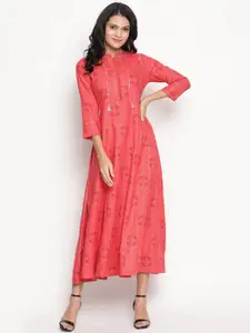 Be Indi Women  Printed Ethnic Dress