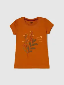 max Girls Printed Cotton T-shirt