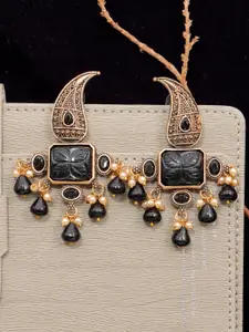 Crunchy Fashion Gold Plated Classic Drop Earrings