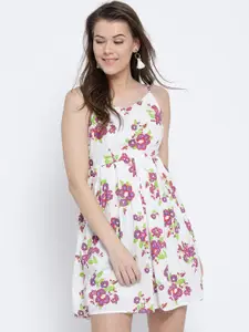 Sera Floral Shoulder Strap Cotton Dress