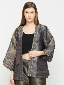 Cloth Haus India Women Printed Cotton Shrug