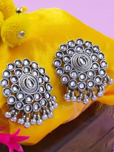 PRIVIU Silver-Plated Classic Studs Earrings