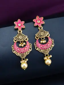 PRIVIU Gold Plated Classic Drop Earrings