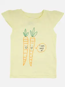 Bodycare Kids Infants Girls Printed Cotton T-shirt