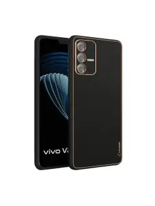 Karwan Vivo V23 5G Leather Shock Proof Phone Back Cover
