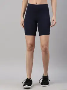 TWIN BIRDS Women Slim Fit Mid Rise Cotton Sports Shorts