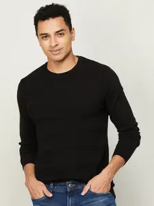 Fame Forever by Lifestyle Men Ribbed Pullover Cotton Sweater