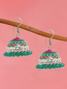 OOMPH Beaded Dome Shaped Jhumkas