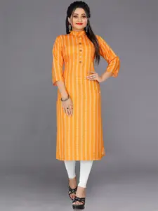 Indian Fashionista Striped Straight Kurta