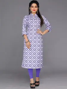 Indian Fashionista Ethnic Motifs Printed Dobby Kurti