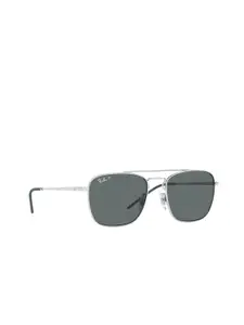 Ray-Ban Men Square Sunglasses with Polarised Lens 8056597759724