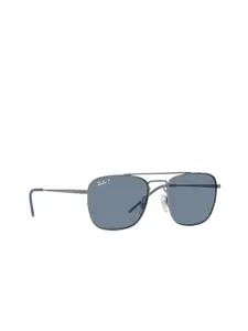 Ray-Ban Men Square Sunglasses with Polarised Lens 8056597759700