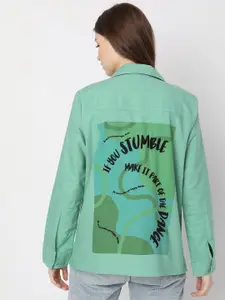 Vero Moda Women Cotton Spread Collar Casual Shirt