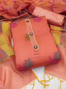 KALINI Woven design Unstitched Dress Material