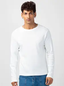 VASTRADO Men Printed Round Neck Cotton T-shirt