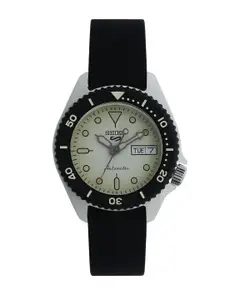 SEIKO Men Embellished Dial & Straps Analogue Automatic Motion Powered Watch SRPG71K1