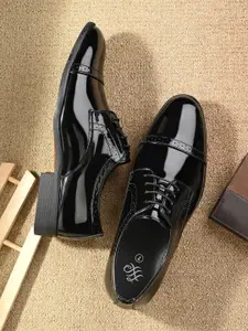 House of Pataudi Men Formal Derbys Lace Up Shoes