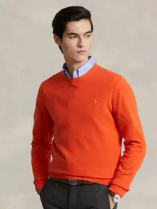 Polo Ralph Lauren Men Pure Wool Pullover Sweaters