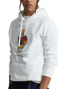 Polo Ralph Lauren Men Graphic Printed Hooded Pullover Sweatshirt