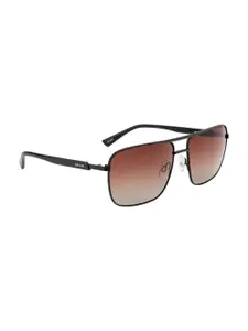 OPIUM Men Square Sunglasses with Polarised and UV Protected Lens OP-1934-C01