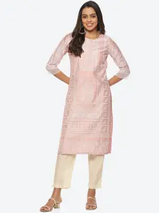 Biba Ethnic Motifs Printed Kurta