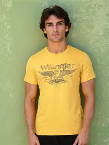 Wrangler Men Graphic Printed Cotton T-shirt