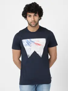 Wrangler Men Graphic Printed Cotton T-shirt