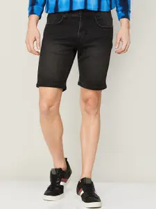 Forca by Lifestyle Men Washed Denim Shorts