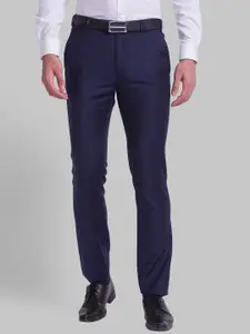 Park Avenue Men Slim Fit Mid-Rise Formal Trousers