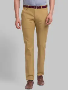 Park Avenue Men Mid-Rise Cotton Formal Trousers