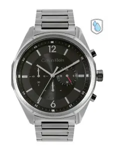 Calvin Klein Men Force Stainless Steel Bracelet Style Chronograph Watch 25200267