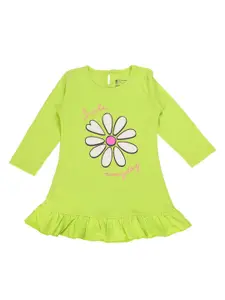 Bodycare Girls Printed A-Line Cotton Dress