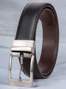 URBAN ALFAMI Men Textured PU Formal Belt