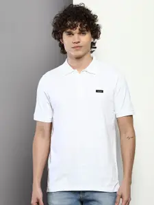 Calvin Klein Jeans Men Polo Collar Slim Fit Cotton T-shirt