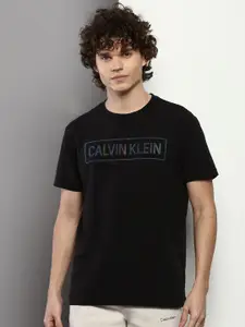 Calvin Klein Jeans Men Typography Printed Cotton T-shirt