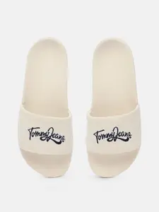 Tommy Hilfiger Women Brand Logo Printed Sliders