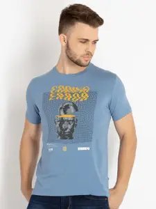 Status Quo Men Graphic Printed Round Neck T-Shirt