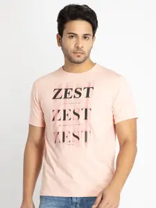 Status Quo Men Typography Printed Round Neck  T-shirt