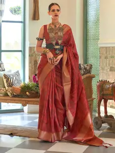 Saree mall Woven Design Zari Organza Banarasi Sarees