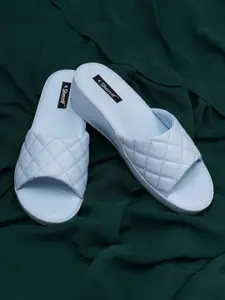 Sherrif Shoes Textured Casual Wedge Heels