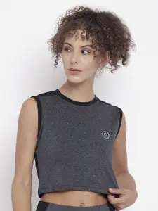 CHKOKKO Regular Sports Crop Top
